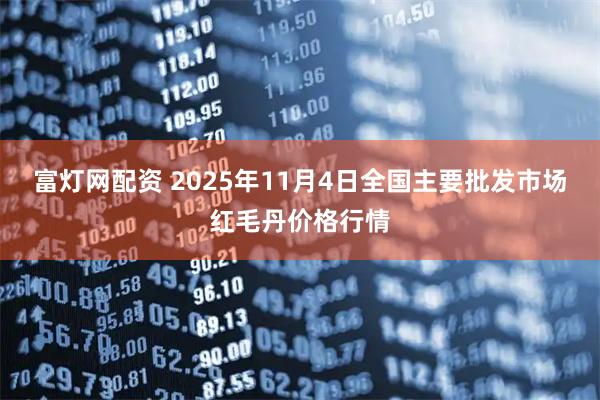 富灯网配资 2025年11月4日全国主要批发市场红毛丹价格行情